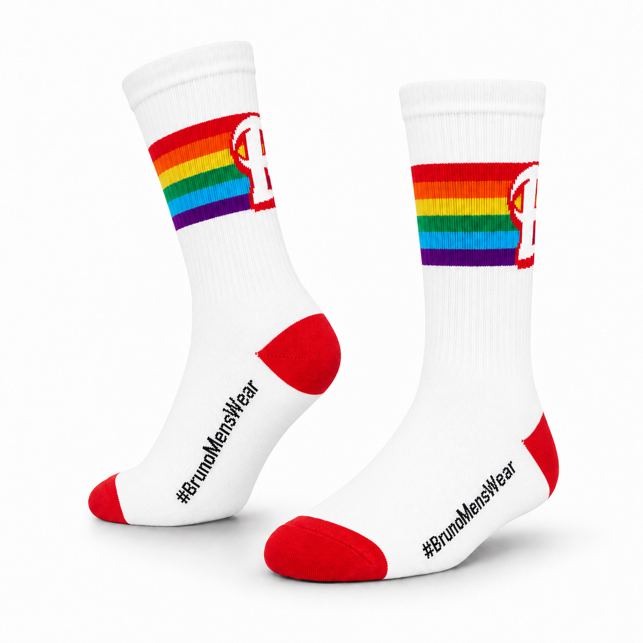 BE PRIDE - ESSENCIAL PRIDE SOCKS WHITE