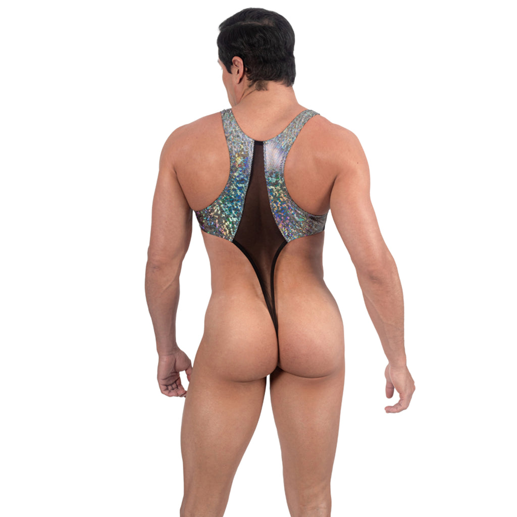 THE LUXURY – BODY THONG LONG GLITTER HOLOGRAM