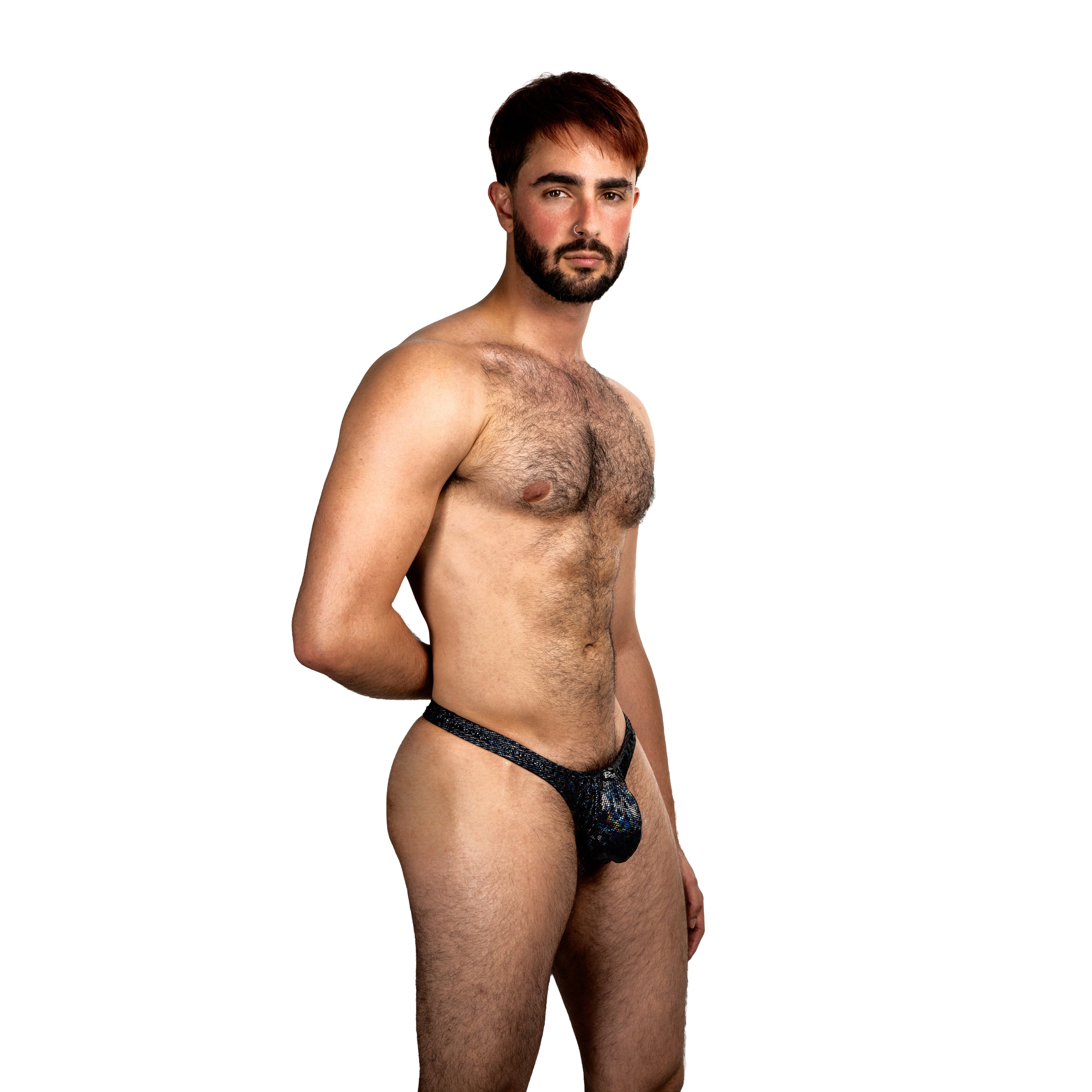 THE LUXURY - CLASSIC THONG BULGE T-STRING GLITTER TORNASOL
