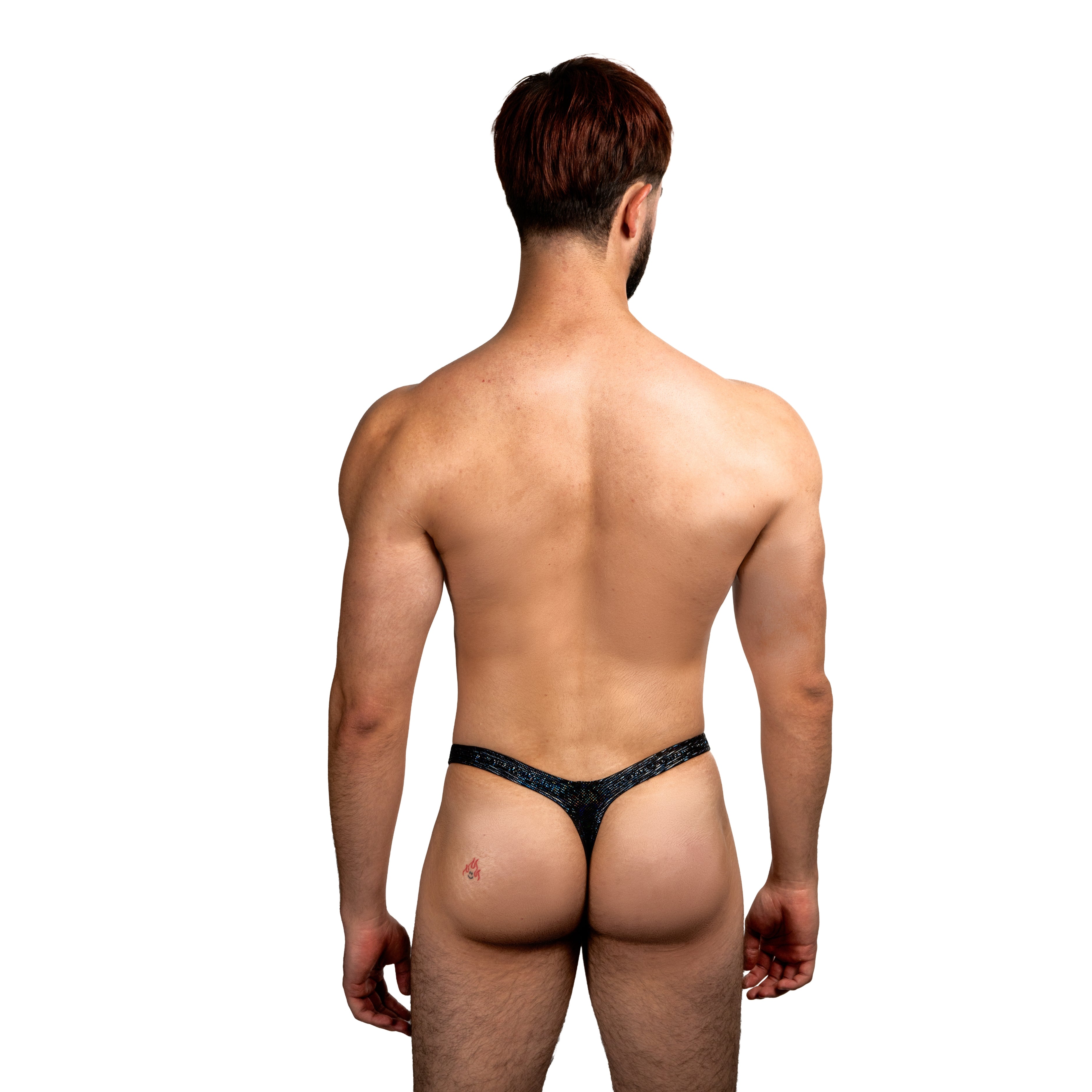 THE LUXURY - CLASSIC THONG BULGE T-STRING GLITTER TORNASOL