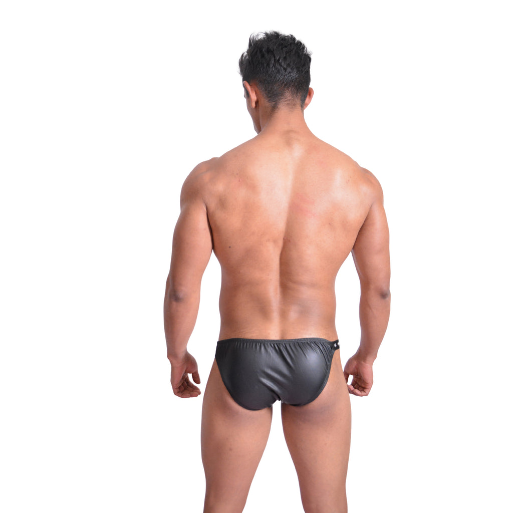 PRVRT BLACK - BIKINI CLASSIC BULGE VINIPIEL