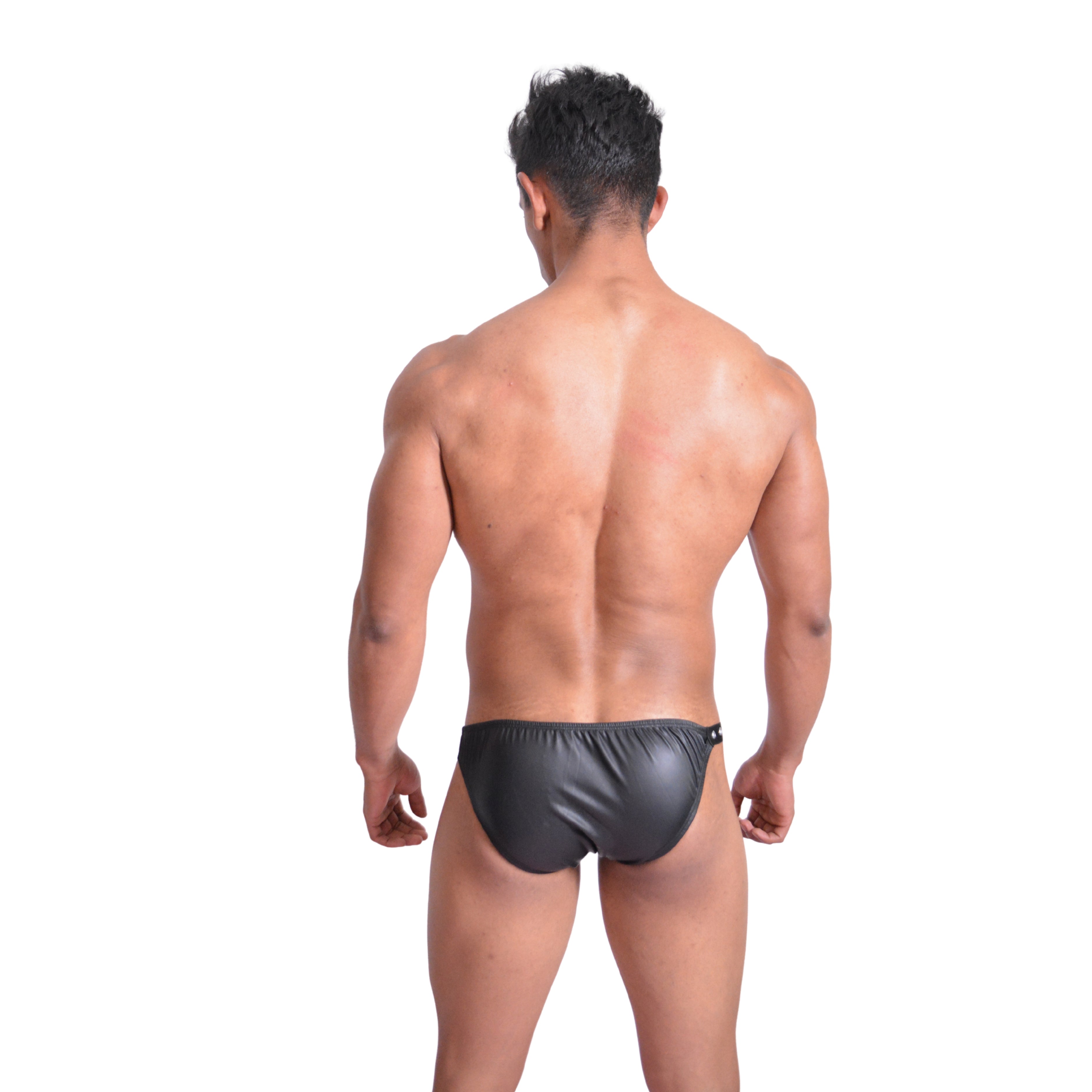 PRVRT BLACK - BIKINI CLASSIC BULGE VINIPIEL