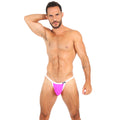 ESSENCIAL - MICRO SPORT BIKINI BRIEF BULGE MEXICAN PINK/WHITE