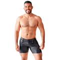 PRVRT BLACK - SHORT ATHLETIC VINIPIEL