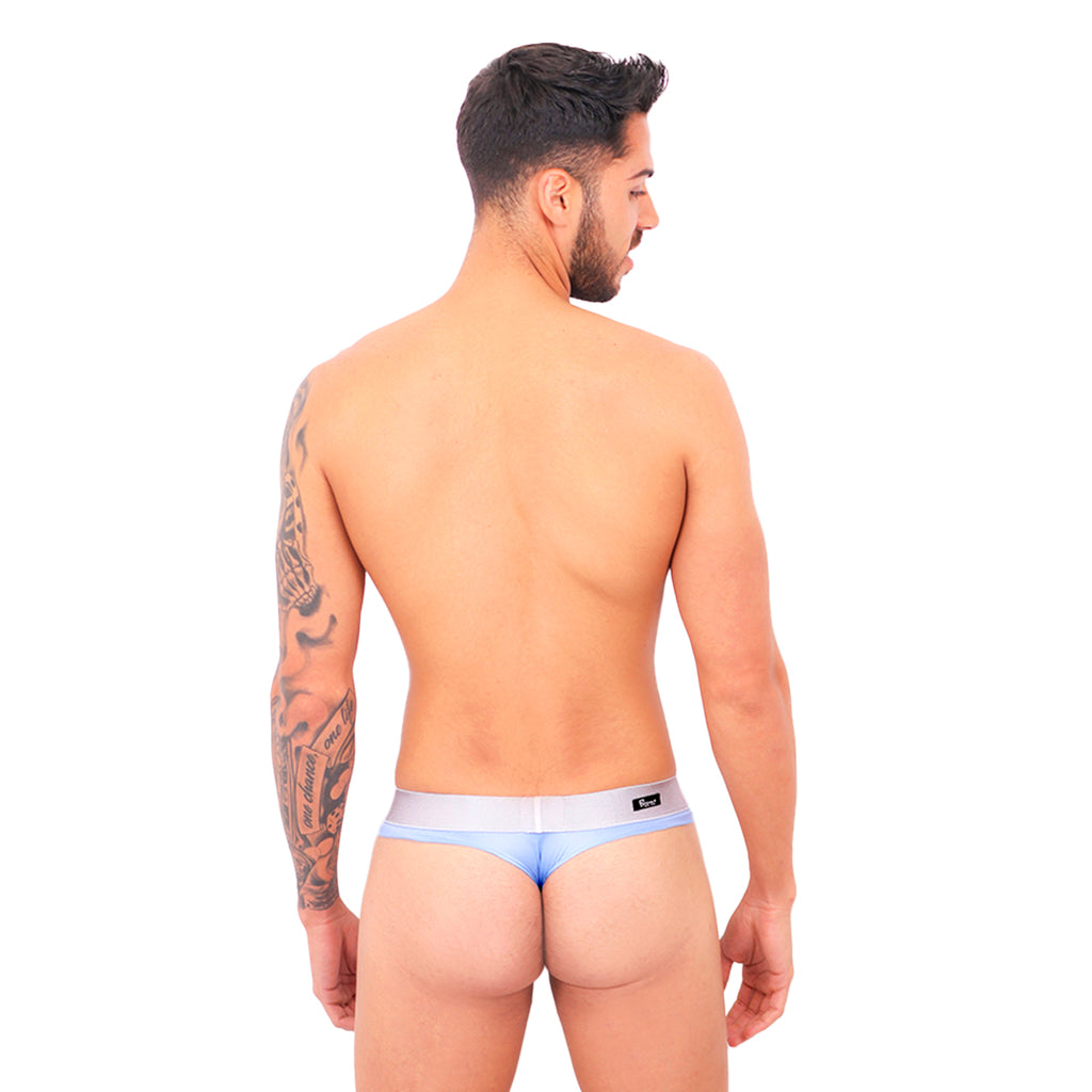 BASIC - THONG BULGE ATHLETIC PLUMBAGO/SILVER