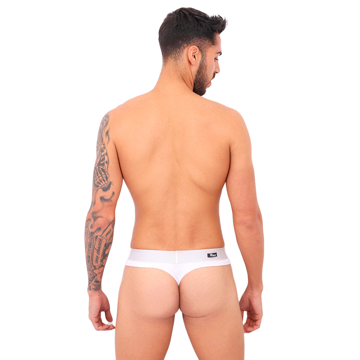 BASIC - THONG BULGE ATHLETIC WHITE/SILVER