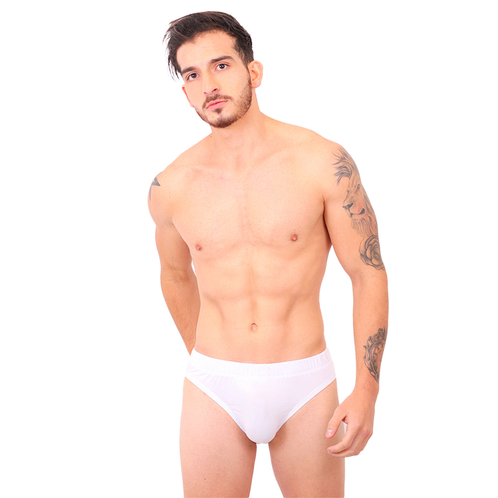 BASIC - CLASSIC BIKINI BRIEF WHITE