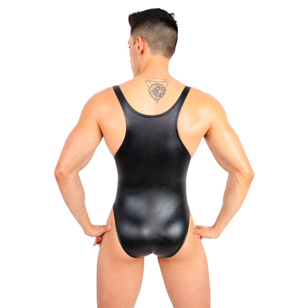 PRVRT BLACK - BODYSUIT VINIPIEL