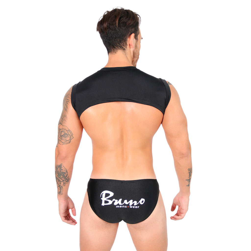 PRIDE Co - CROP TOP BLACK ORGULLO