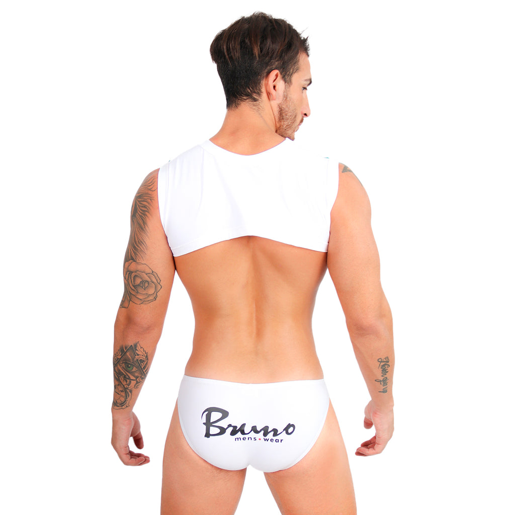 PRIDE Co - CROP TOP WHITE