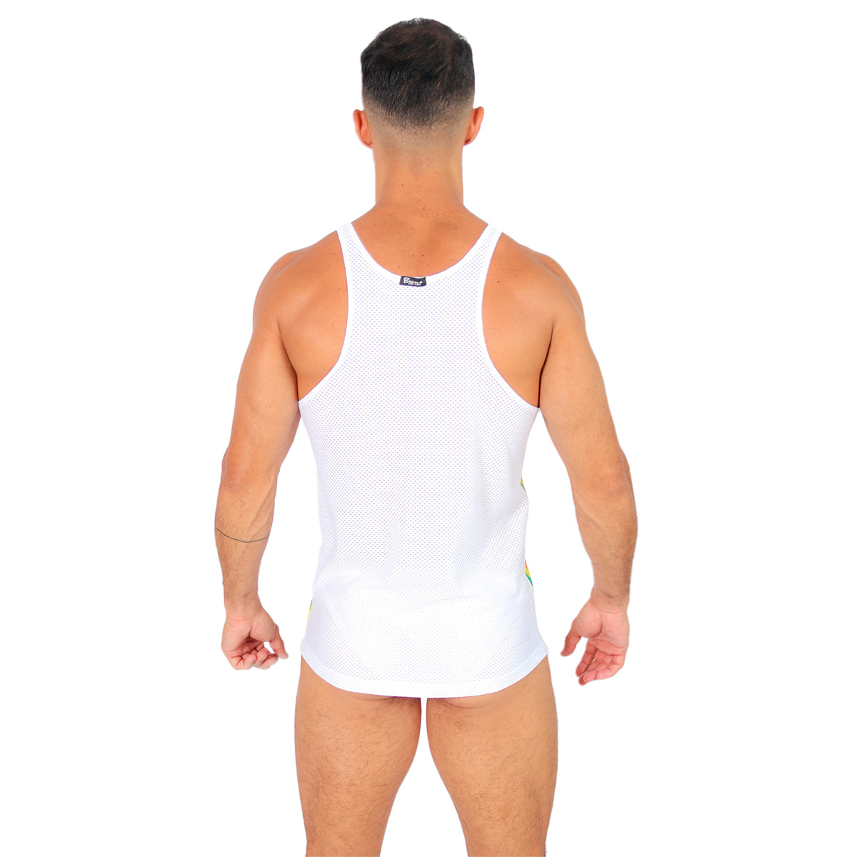 BE PRIDE - RASERBACK OLIMPIC TANK TOP RAINBOW