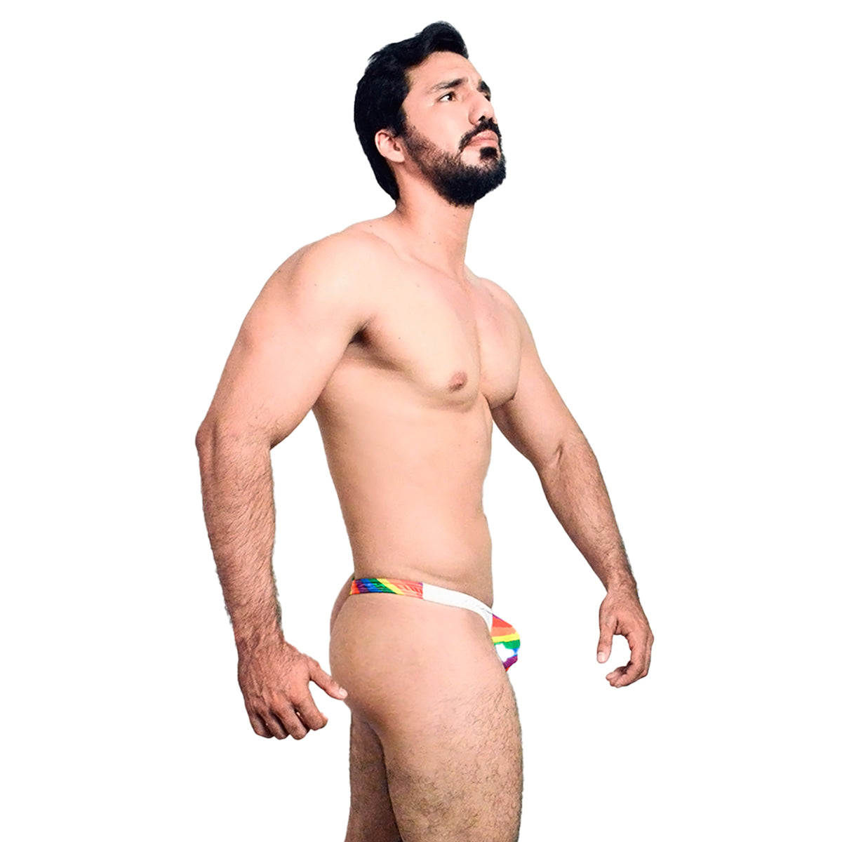 BE PRIDE - THONG BULGE T-STRING MESH