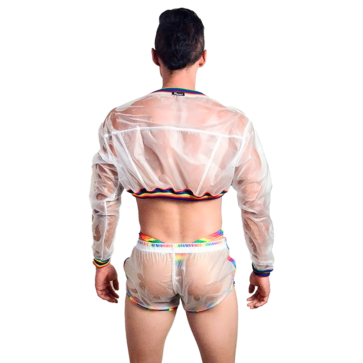 BE PRIDE - CROPPED JACKET RAINBOW