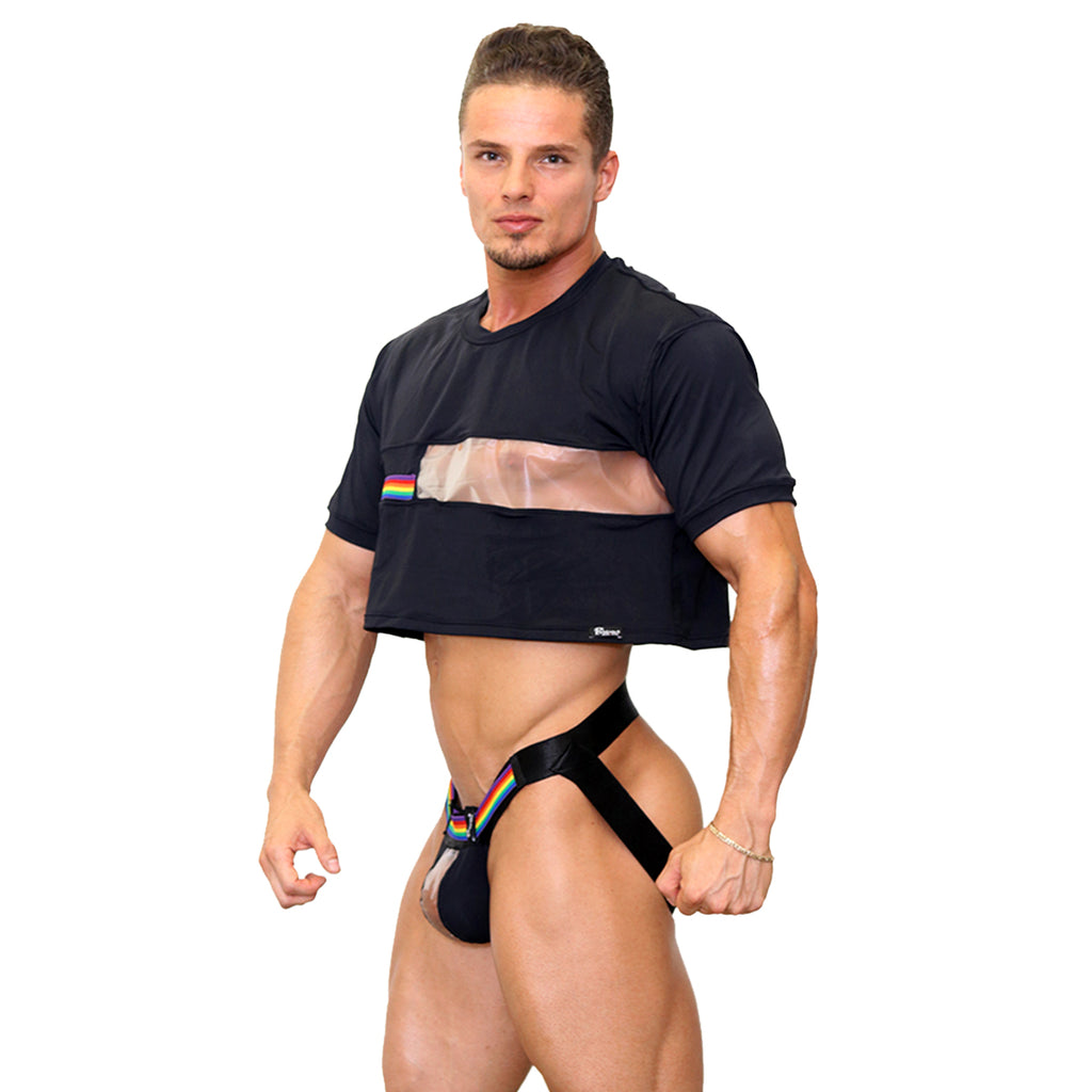 BE PRIDE - BOXY CROPPED CROP TOP