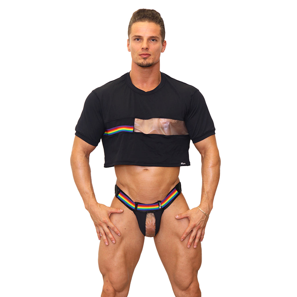 BE PRIDE - BOXY CROPPED CROP TOP