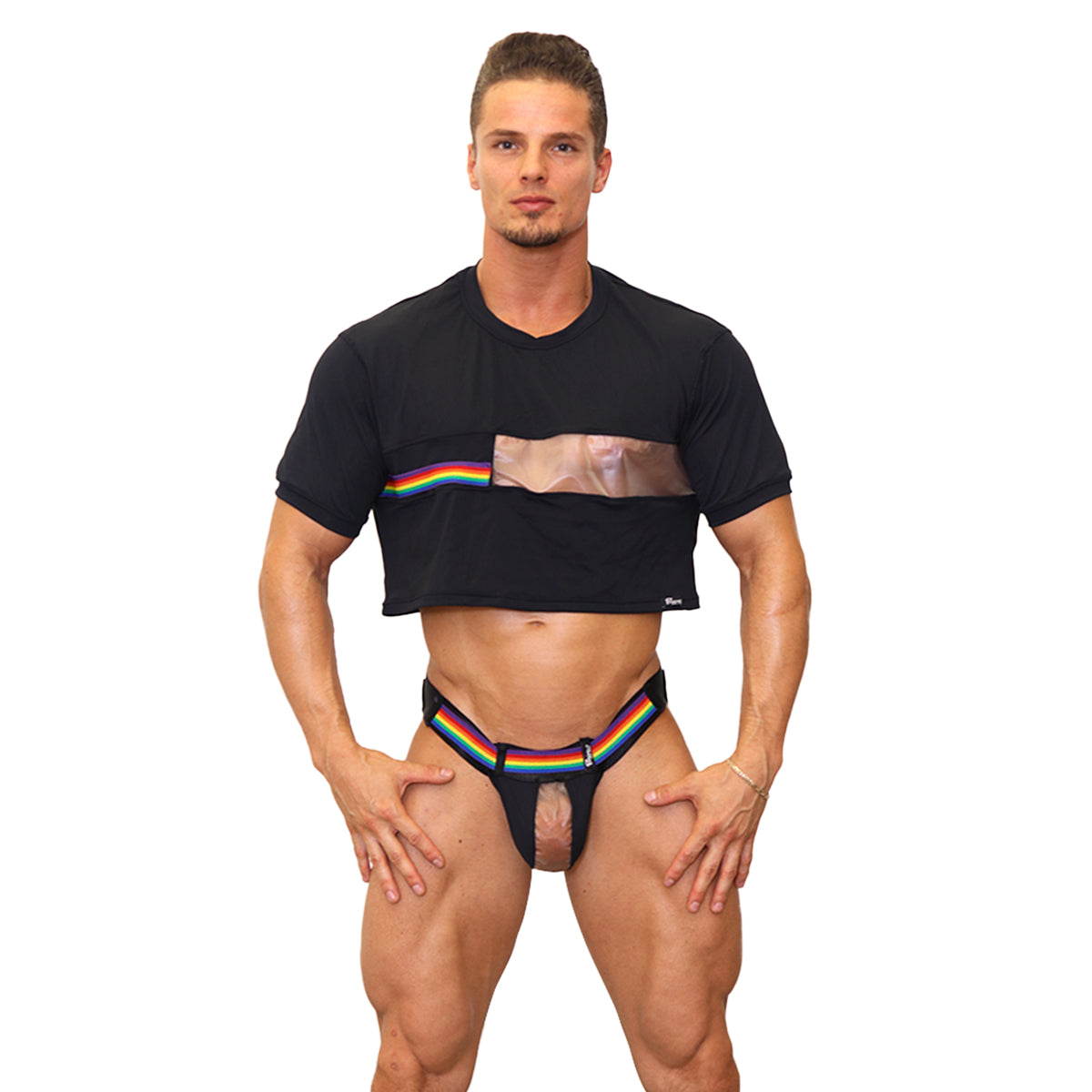 BE PRIDE - BOXY CROPPED CROP TOP