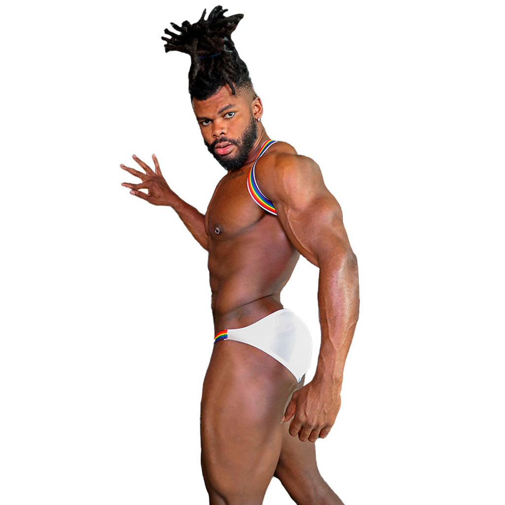 BE PRIDE - BIKINI BRIEF BULGE RAINBOW