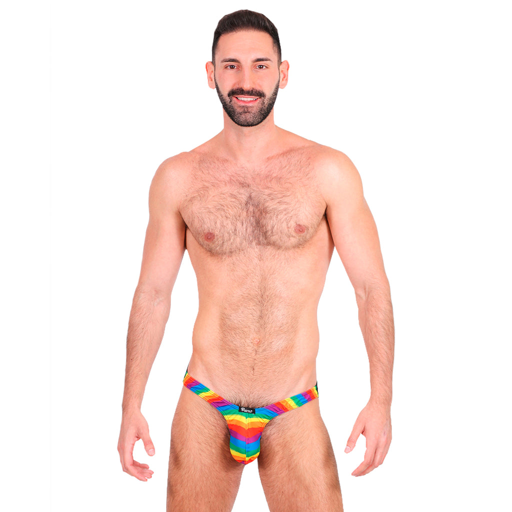 BE PRIDE - BIKINI BRIEF BULGE MESH BLACK