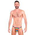 BE PRIDE - BIKINI BRIEF BULGE MESH BLACK