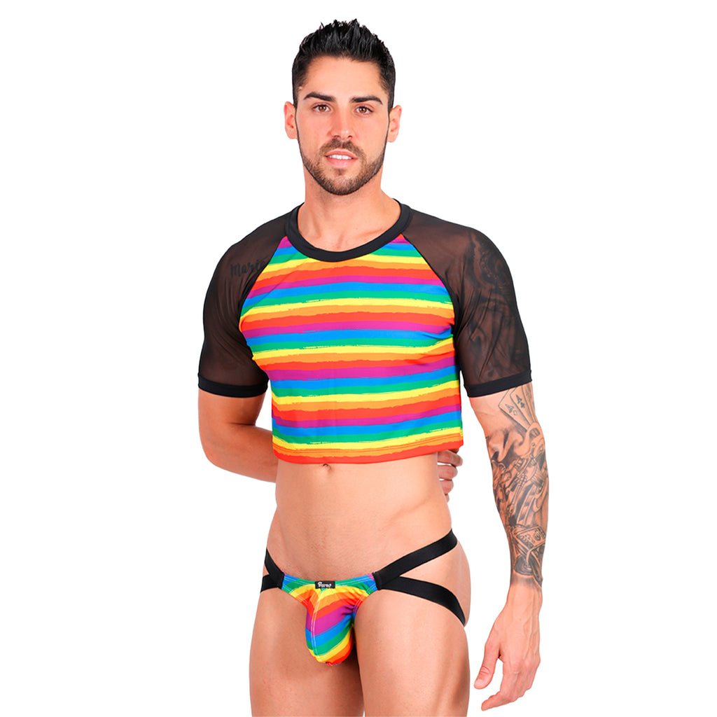 BE PRIDE - BOXY CROPPED CROP TOP