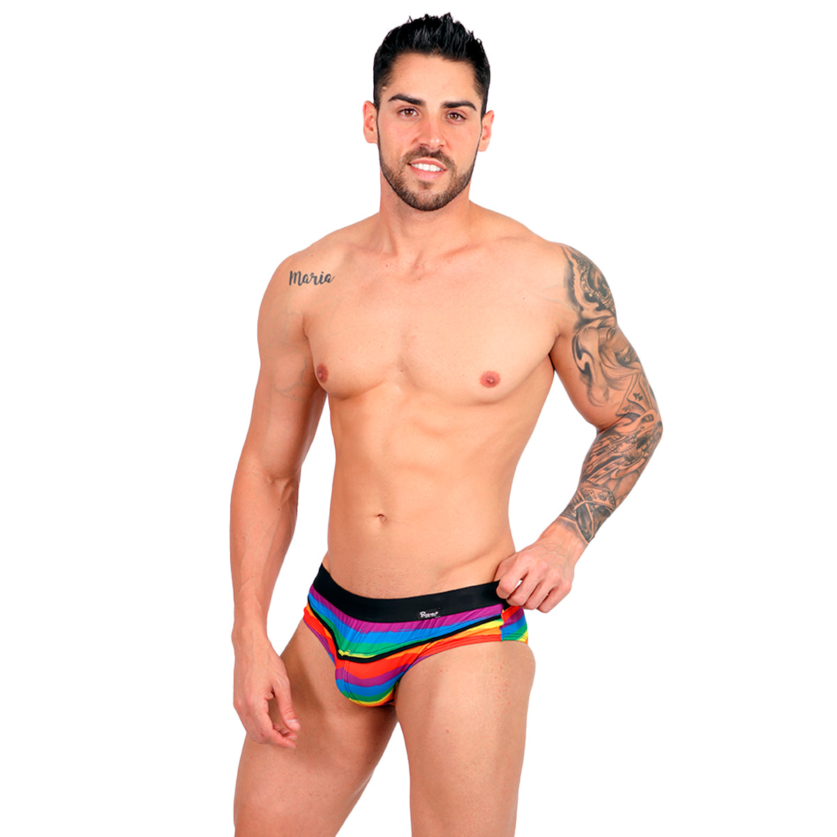BE PRIDE - SWIMWEAR BIKINI BRIEF BLACK