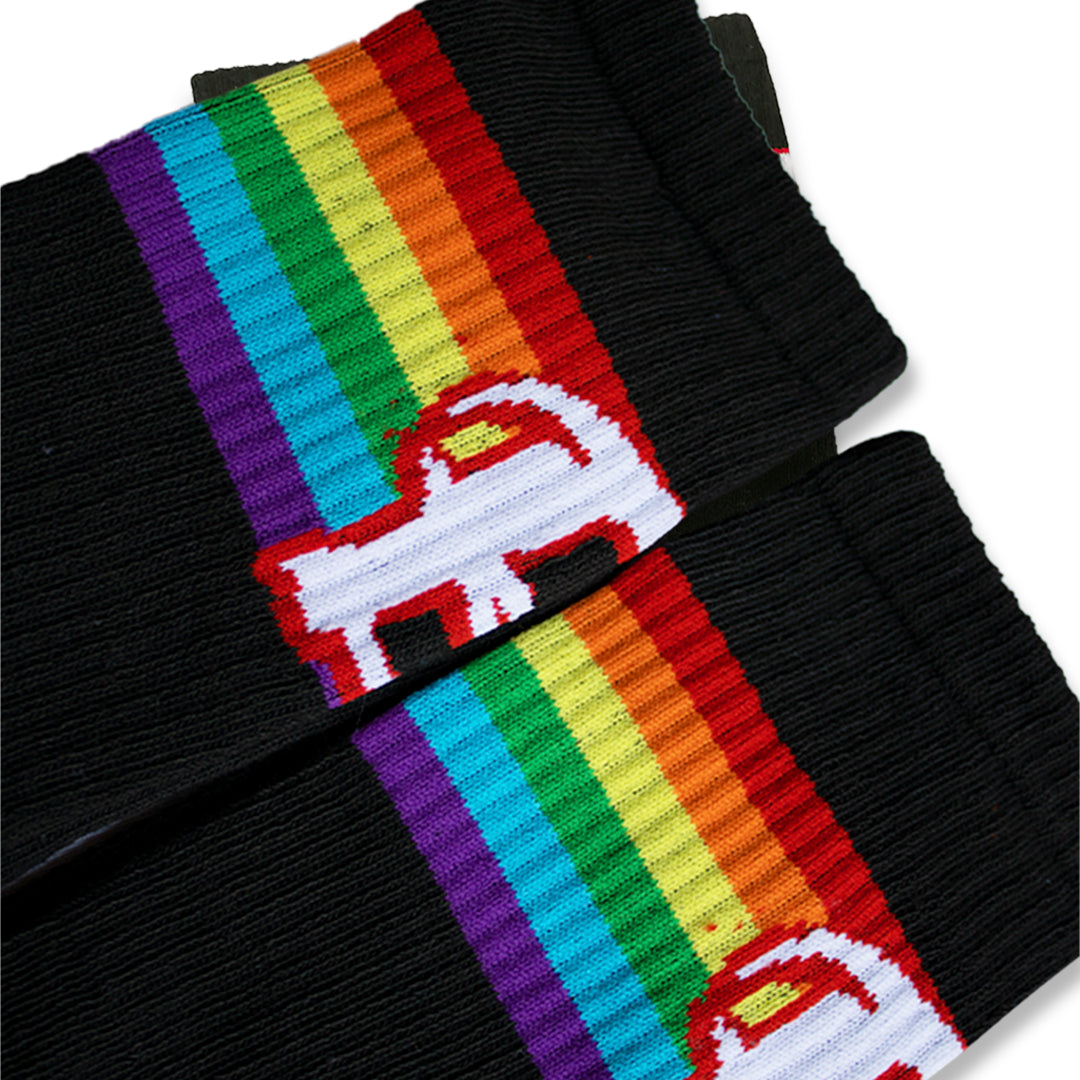 BE PRIDE - ESSENCIAL PRIDE SOCKS BLACK