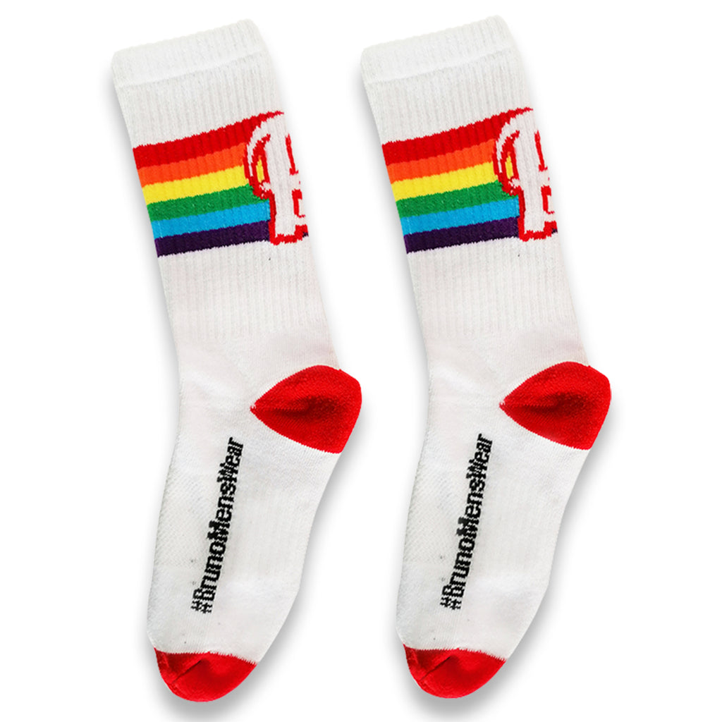 BE PRIDE - ESSENCIAL PRIDE SOCKS WHITE
