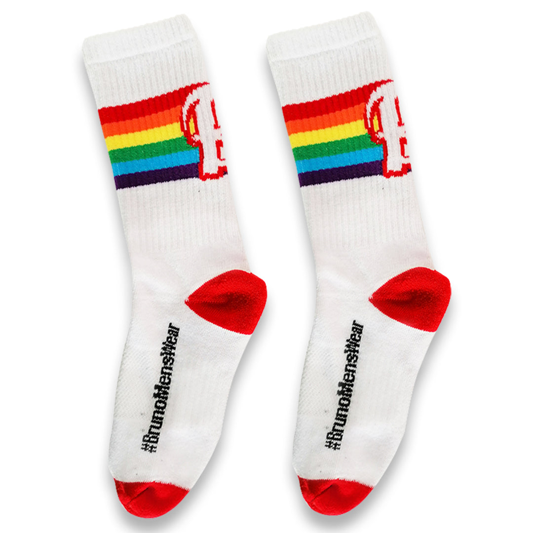 BE PRIDE - ESSENCIAL PRIDE SOCKS WHITE