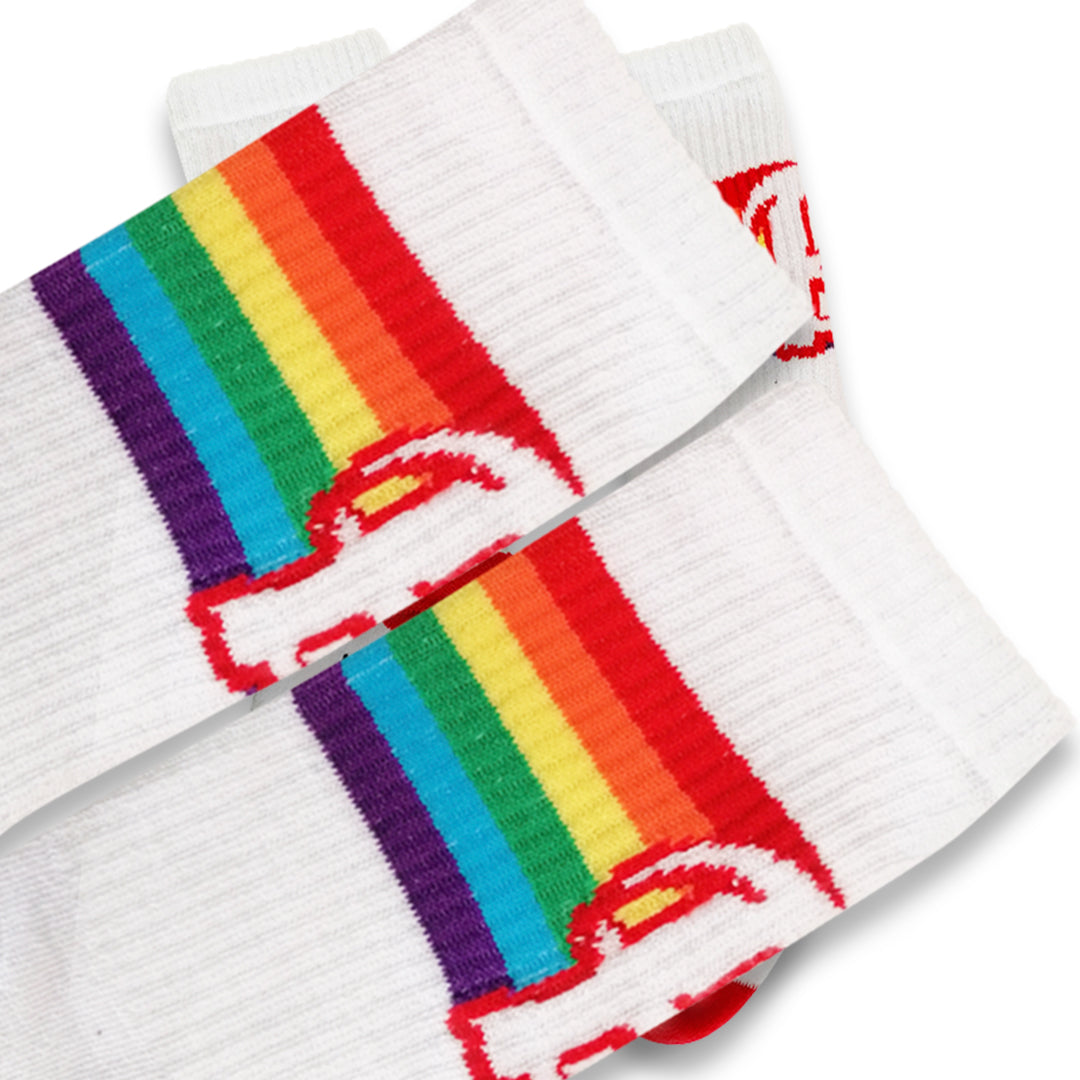 BE PRIDE - ESSENCIAL PRIDE SOCKS WHITE