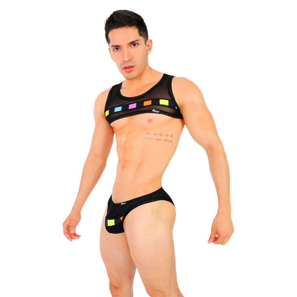 RETRO PRIDE - CROP TOP MESH