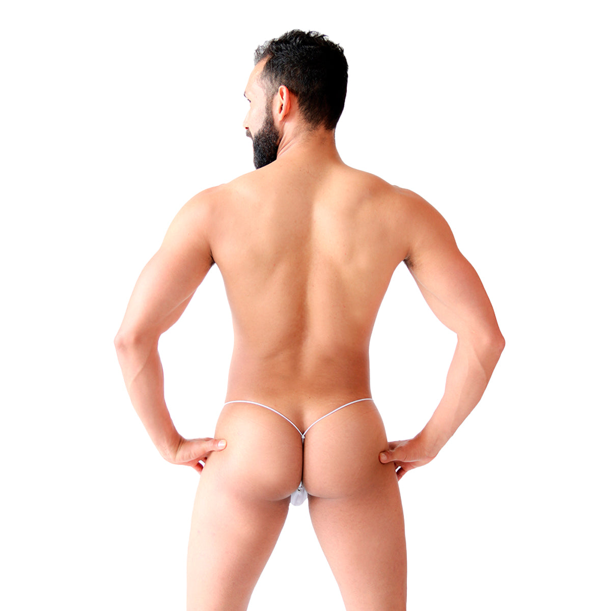 ICON TB - V BACK - MICRO THONG BULGE WHITE
