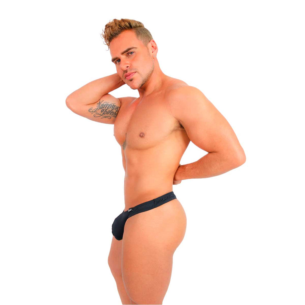 ICON TB - CLASSIC THONG BULGE T-STRING BLACK