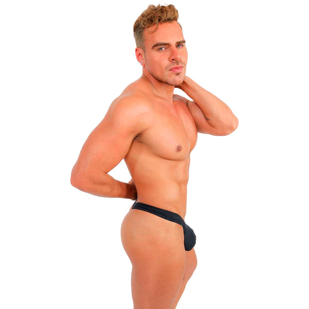 ICON TB - CLASSIC THONG BULGE T-STRING BLACK