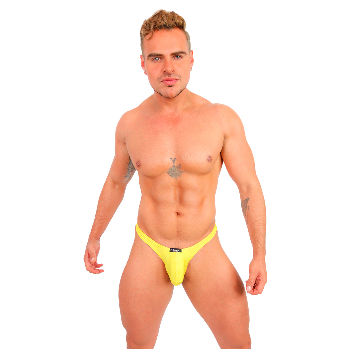 ICON TB - THONG BULGE T-STRING SKIN YELLOW