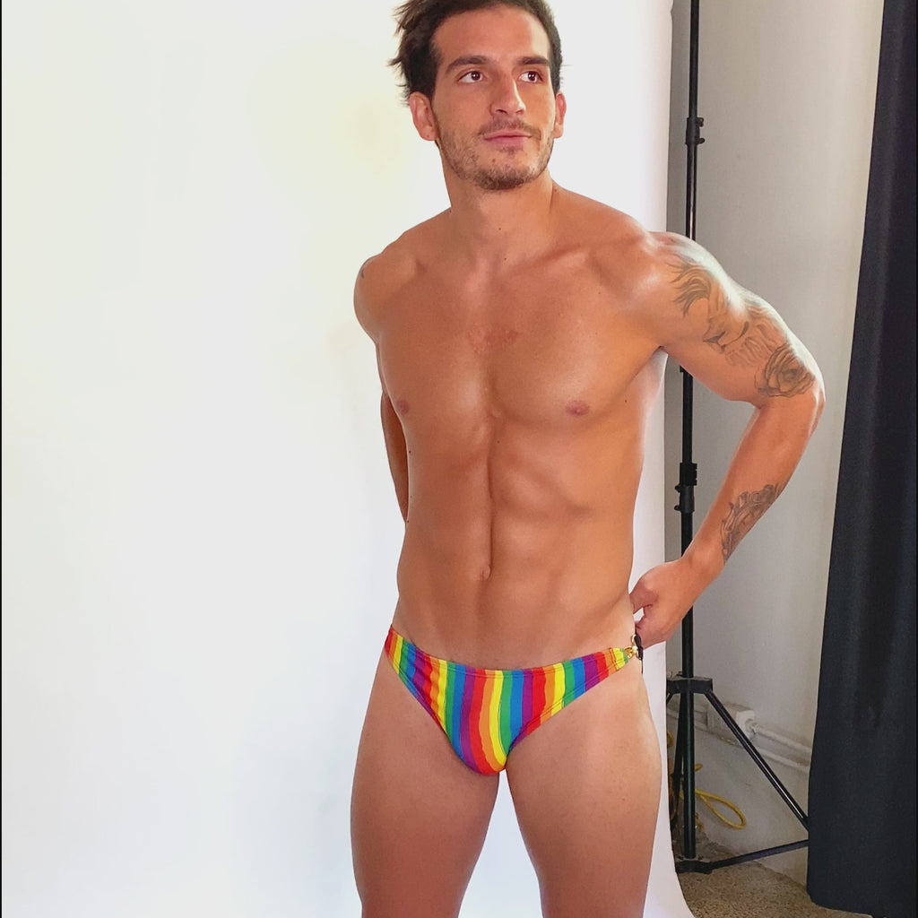 BE PRIDE - SWIMWEAR BIKINI SLIM BRIEF BLACK