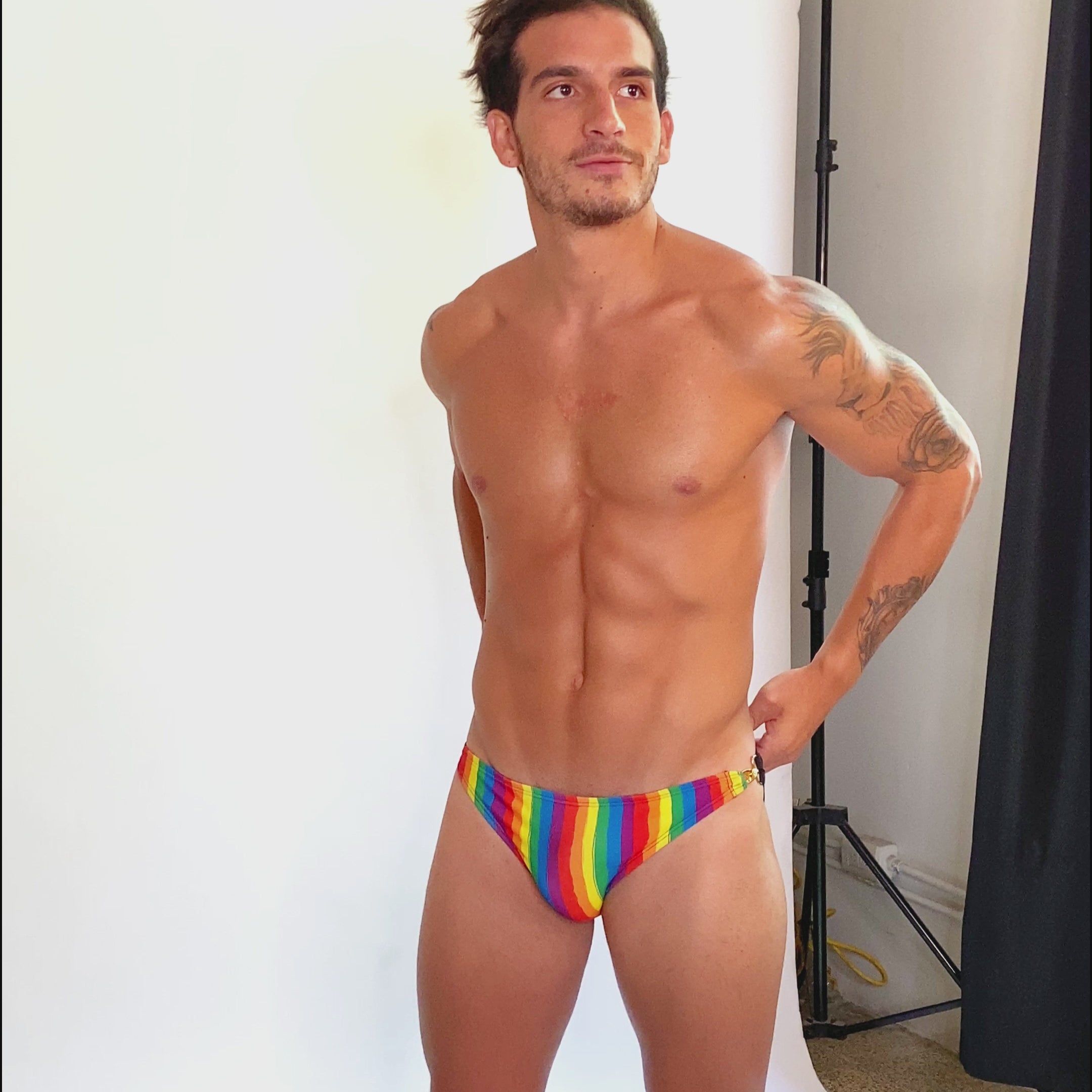 BE PRIDE - SWIMWEAR BIKINI SLIM BRIEF BLACK
