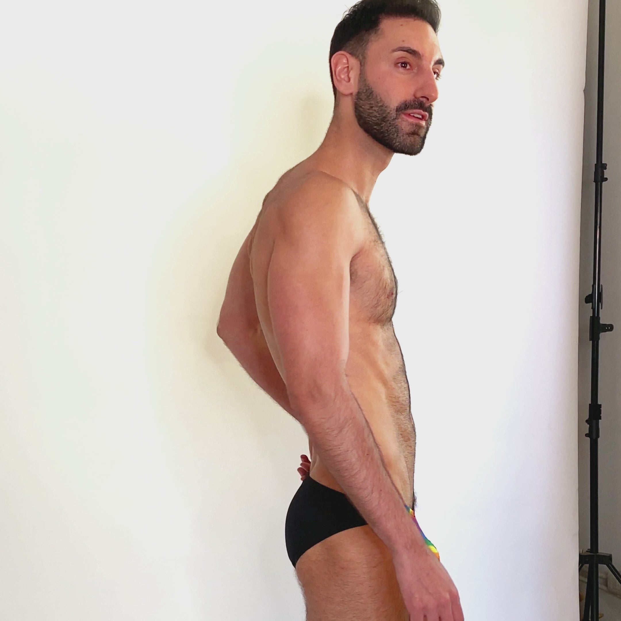 BE PRIDE - BIKINI BRIEF BULGE BLACK