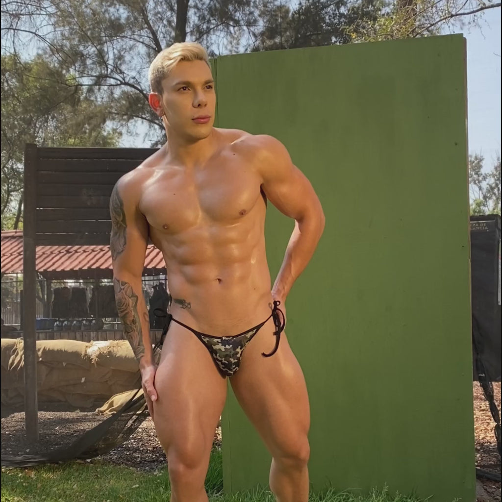 ARMY LIMITED EDITION - BRIEF BULGE G-STRING TIE-SIDE